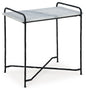 Ashber - Accent Table - White / Black