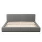 Stylish Upholstered Bed With Birch Wood Frame