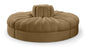 Rummi - Round Velvet Performance Fabric Upholstered 4 Piece Modular Sofa