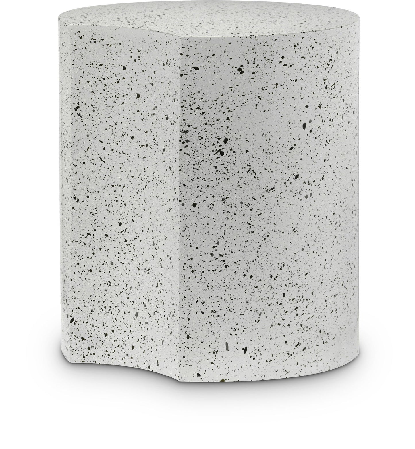 Dimple - End Table - Terazzo Finish