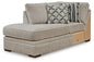 Calnita - Laf Corner Chaise - Sisal