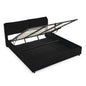 Storage Upholstered Hydraulic Platform Bed With Integrated Headboard