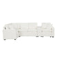Modular L-Shaped Sectional Sofa Bed With Pull-Out Sleeper, Cup Holders, And Storage