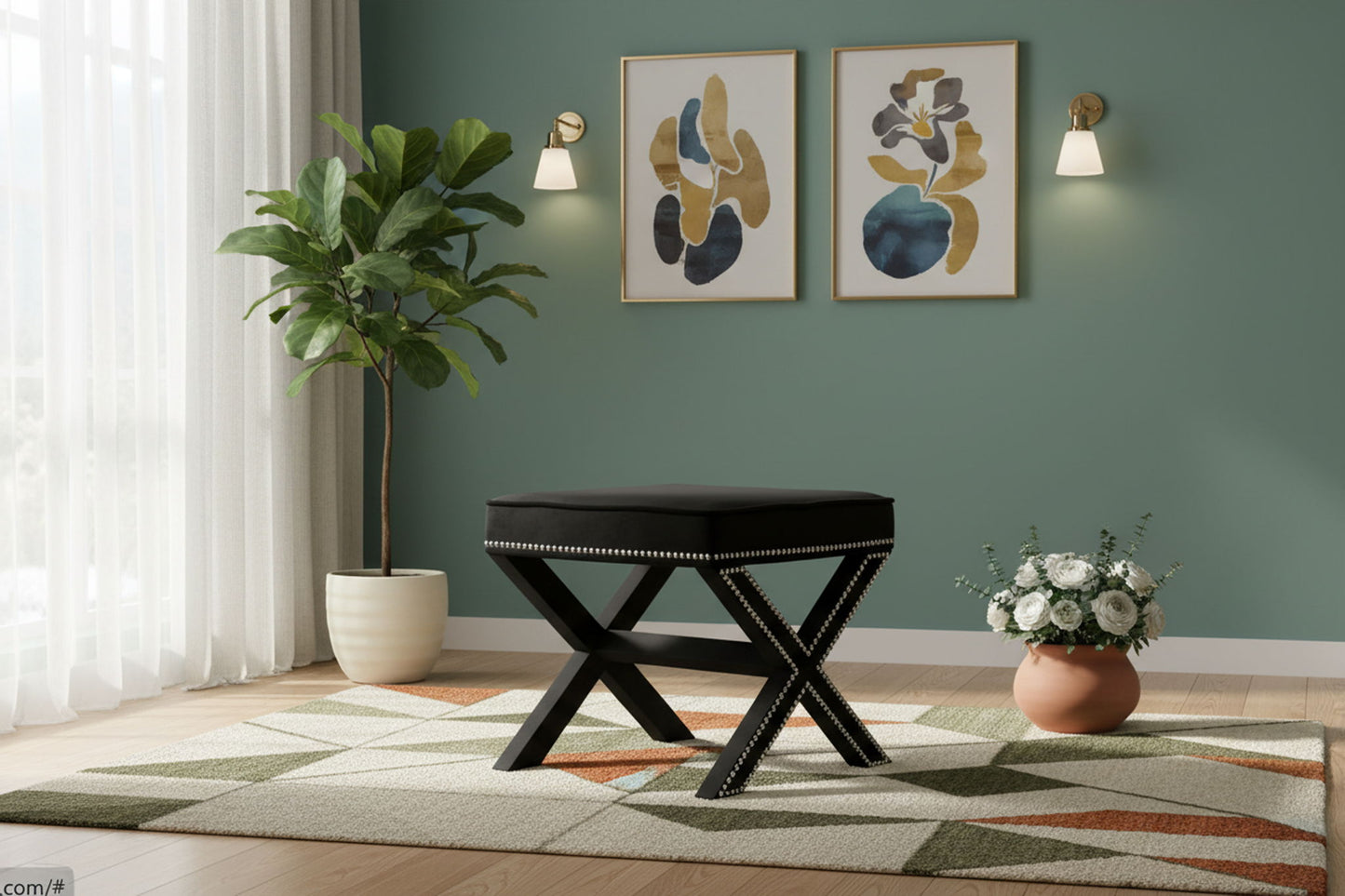 Nixon - Bench Ottoman