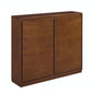 Sideboard, Buffet Cabinet With 2 Outlet Holes, Storage Cabinet For Entryway, Hallway, Living Room, Kitchen, Dining Room, Bedroom - Walnut