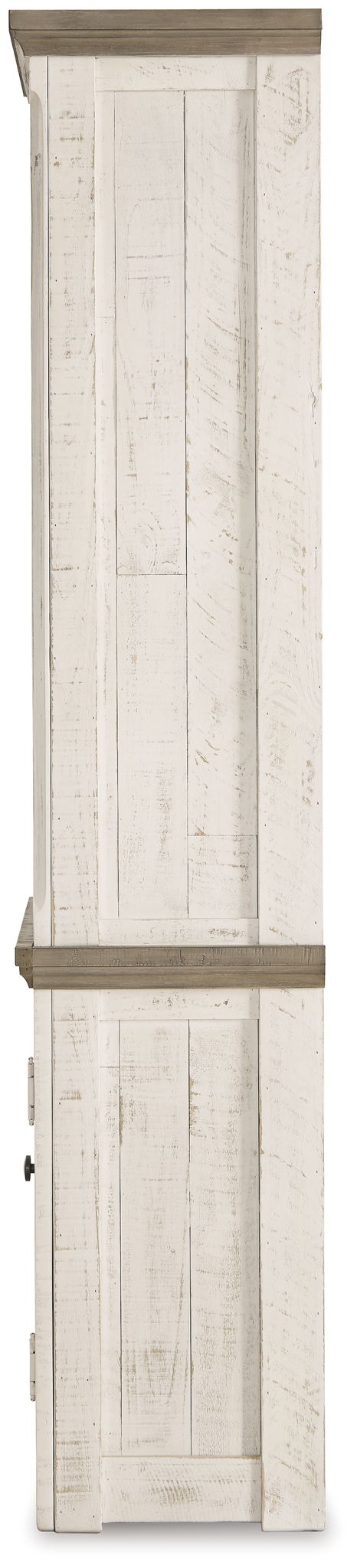 Havalance - Left Pier Cabinet - Brown / Beige