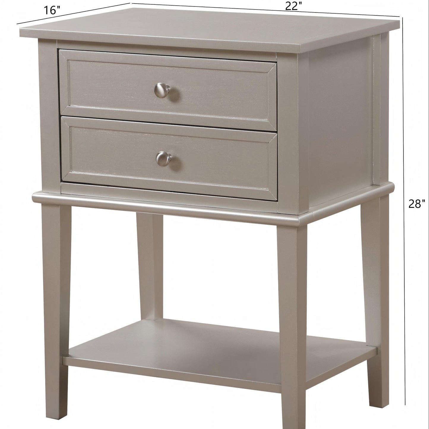 Vibrant Contemporary Nightstand