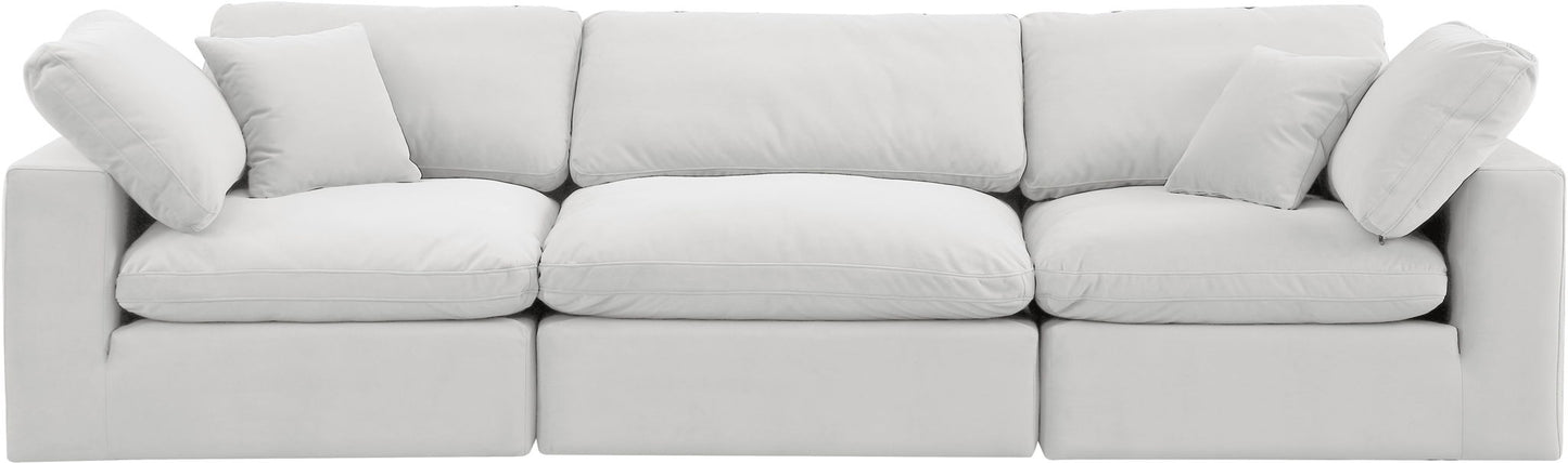 Comfy - Velvet Modular Sofa 3 Seats