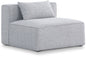Cube - Linen Armless Chair