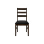 Dining Chair, Dining Room, Side, Upholstered, Transitional (Set of 2) - Black