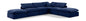 Indulge - Velvet 6 Piece Modular Armless Sectional