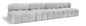 Ames - 4 Seat Modular Armless Sofa