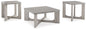 Garnilly - Occasional Table Set (Set of 3) - Whitewash