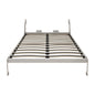 Queen Size Vertical Murphy Wall Cabinet Folding Bed With Automatic Legs - Gray