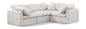 Indulge - Linen 4 Piece Modular Corner Sectional
