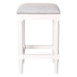 Square Stool With Upholstered Seat