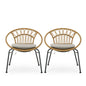 Banya - Chair (Set of 2) - Light Brown