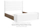 Marxmore - Queen/King Panel Rails - Brown