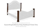 Lavinton - Queen/ King/ California King Headboard Posts - Brown