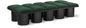 Pavilion - 10 Piece Modular Bench With Black Base