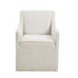 Traditional Skirted Dining Arm Chair