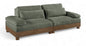 Turin - Chenille Fabric Upholstered Modular Sectional - Green