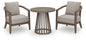 Joy Lagoon - Outdoor Chairs With Cushions/Table (Set of 3) - Beige
