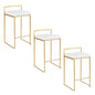 Fuji - Contemporary / Glam Design Counter Stool (Set of 2)