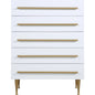 Contemporary 5 Drawer Chest For Bedroom