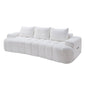 Extra Large Curved Front Compressed Sectional Sofa