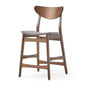 Elegant Counter Height Chair With Cushioned Seat
