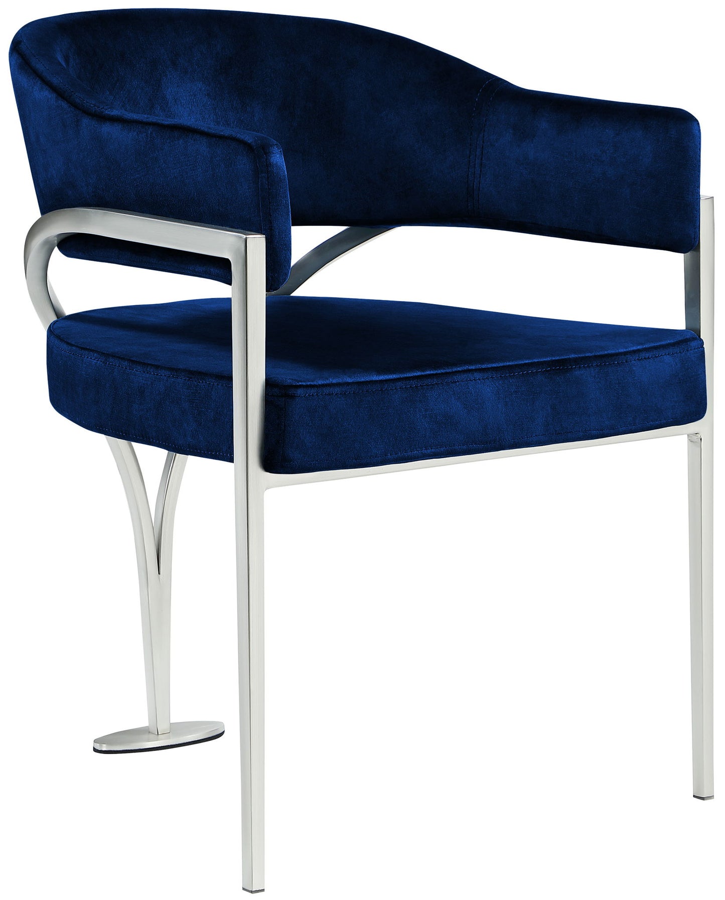 Madelyn - Dining Chair (Set of 2) - Brushed Chrome