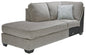Altari - Laf Corner Chaise - Alloy