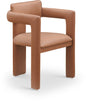 Brenda - Faux Leather Dining Chair (Set of 2) - Cognac