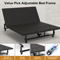 Adjustable Bed Base Frame With Wireless Remote, 4 USB Ports, Under Bed Nightlights, Zero Gravity