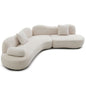 Modern Curved Modular 5 Seater Sofa