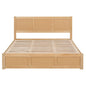 Platform Bed With Underneath Storage And 2 Drawers