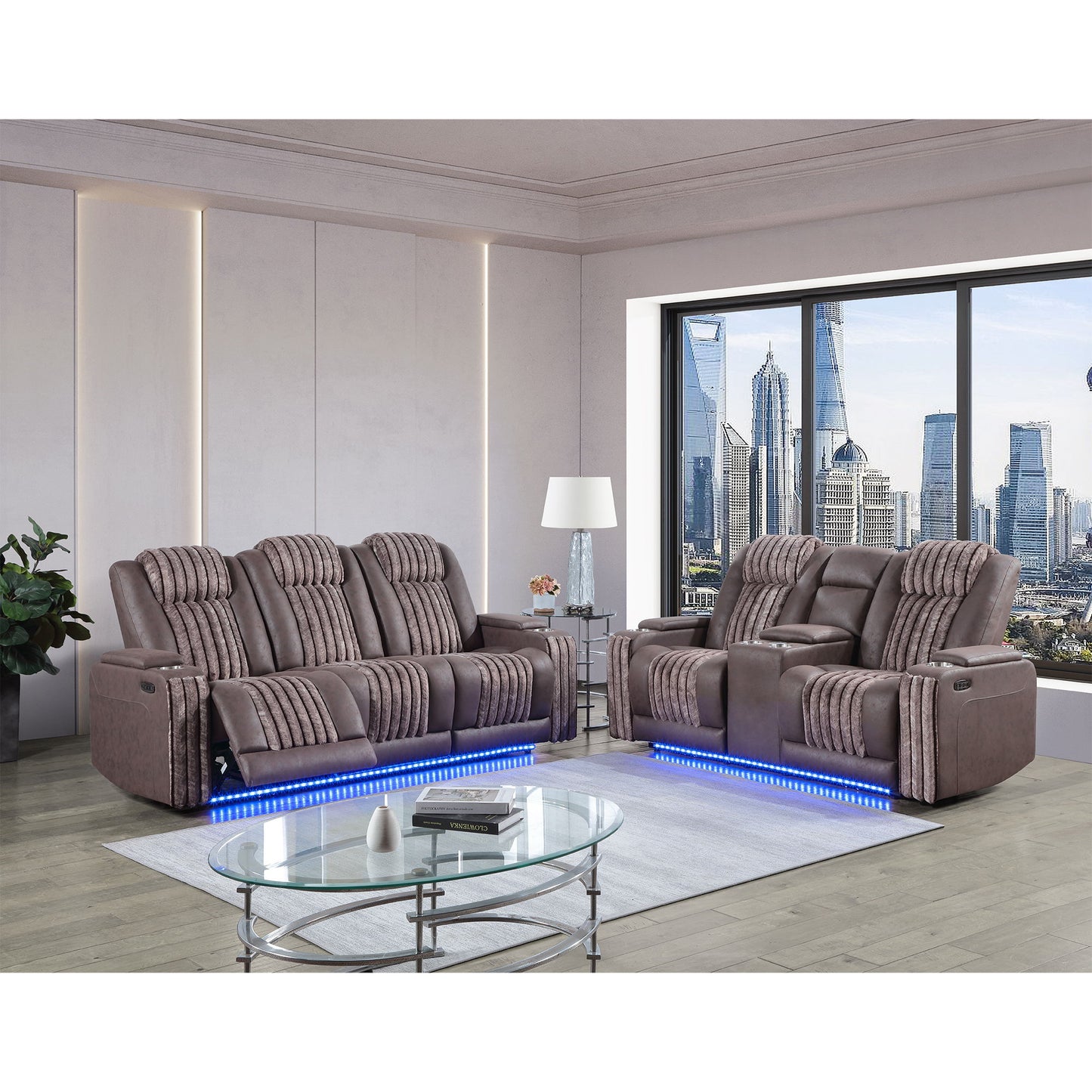 Duran - Power Reclining Set With Power Headrest