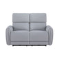 Jeromie - Power Motion Loveseat With USB Port - Gray