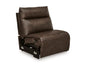 ModZ - Power Armless Recliner With Adjustable Headrest - Chocolate