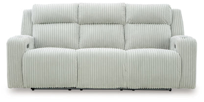Forest Lake - Power Reclining Sofa With Adj Headrest