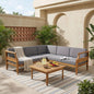 Aston - 4 Piece Sofa Set - Dark Gray