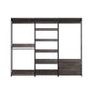 Monica - Walk-In Closet System With Modular Design - Rustic