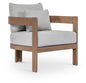 Newport - Water Resistant Fabric Upholstered Outdoor Patio Chair