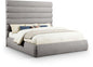 Adam - Boucle Fabric Bed With 70.5" Headboard