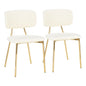 Bouton - Contemporary / Glam Chair (Set of 2)