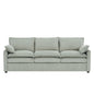 Modern 3 Seater Sofa With Side Storage Pockets For Living Room
