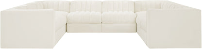 Rummi - Velvet Performance Fabric Upholstered Modular Sectional