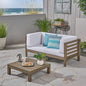 Oana - 3 Piece Love Seat Set With Coffee Table