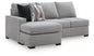 Lakepoint - LAF Sofa Chaise - Nickel